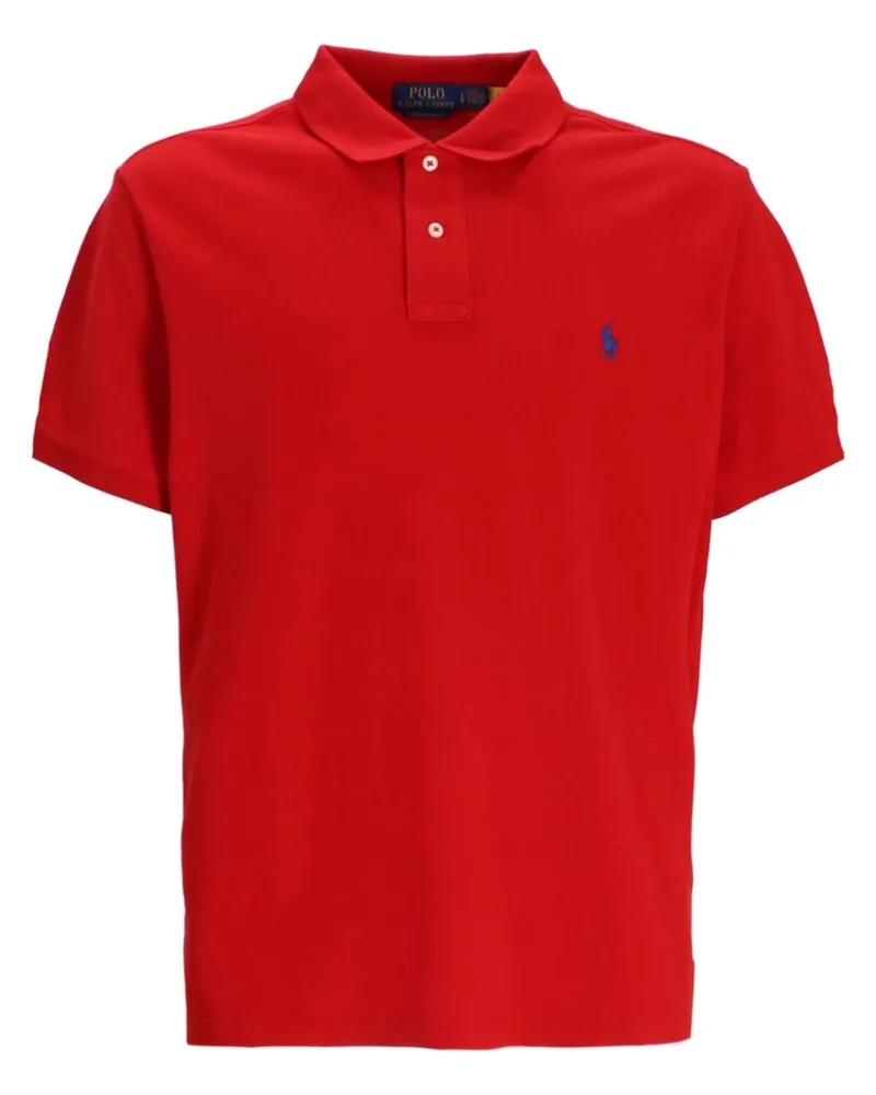 Ralph Lauren Poloshirt mit Polo Pony-Stickerei - Rot Rot