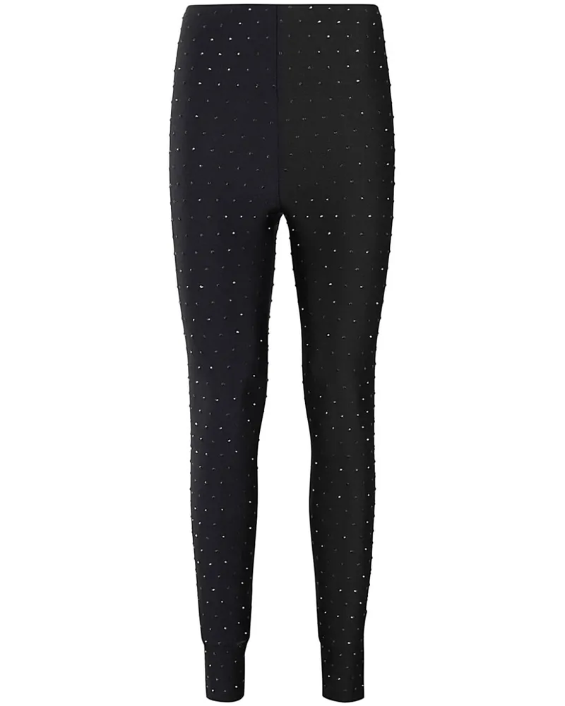 ANDAMANE Leggings mit Strass-Logo - Schwarz Schwarz