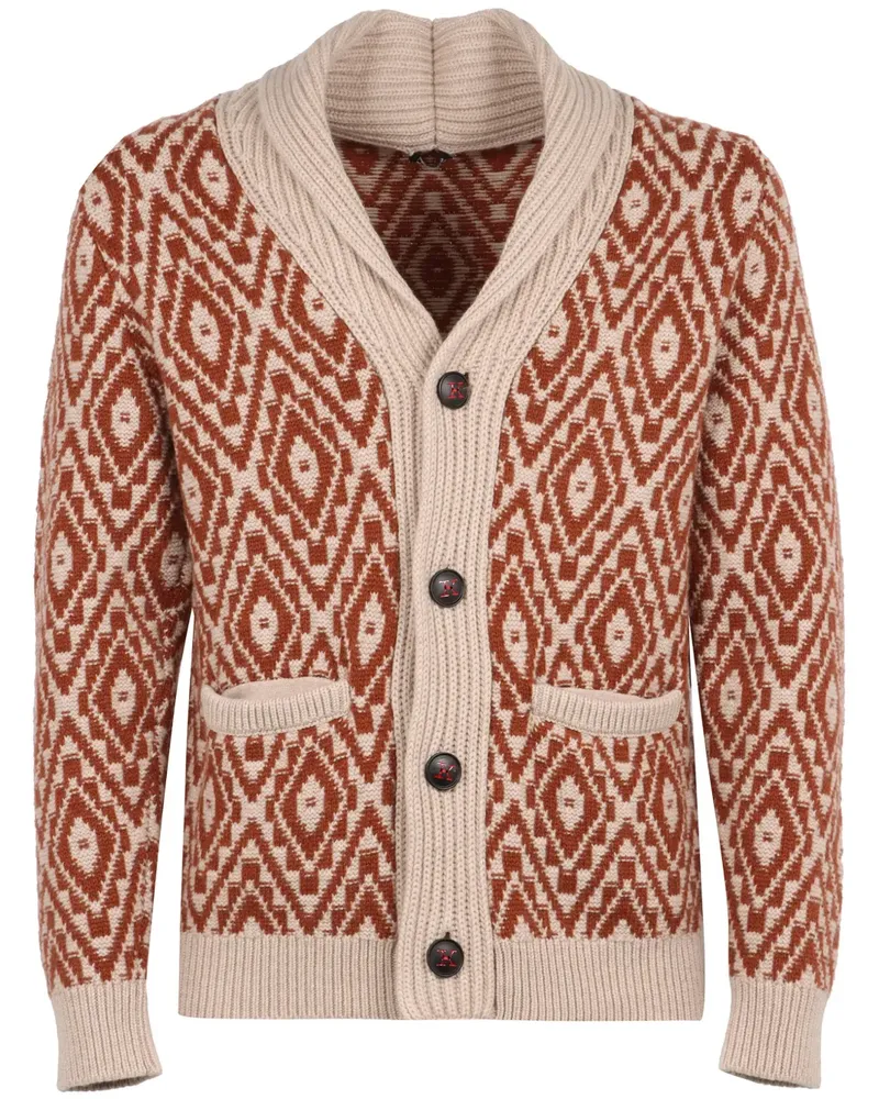 Kiton Cardigan aus Kaschmir - Nude Nude