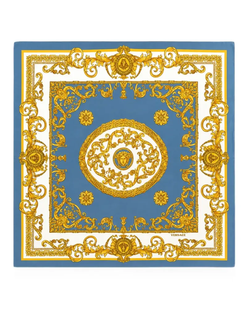 Versace Barocco Medusa scarf - Blau Blau