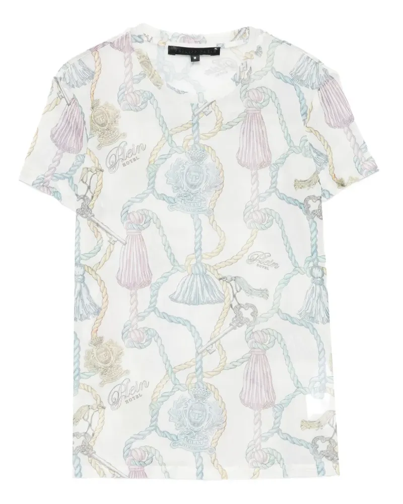 Philipp Plein Klassisches T-Shirt - Weiß Weiß