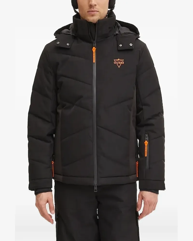Guess Gesteppte Skijacke - Schwarz Schwarz