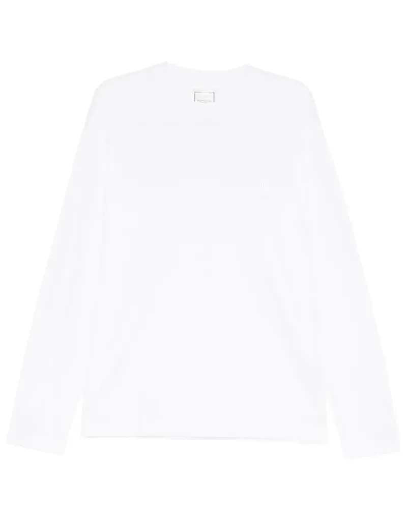 Wooyoungmi T-Shirt mit Logo-Patch - Weiß Weiß