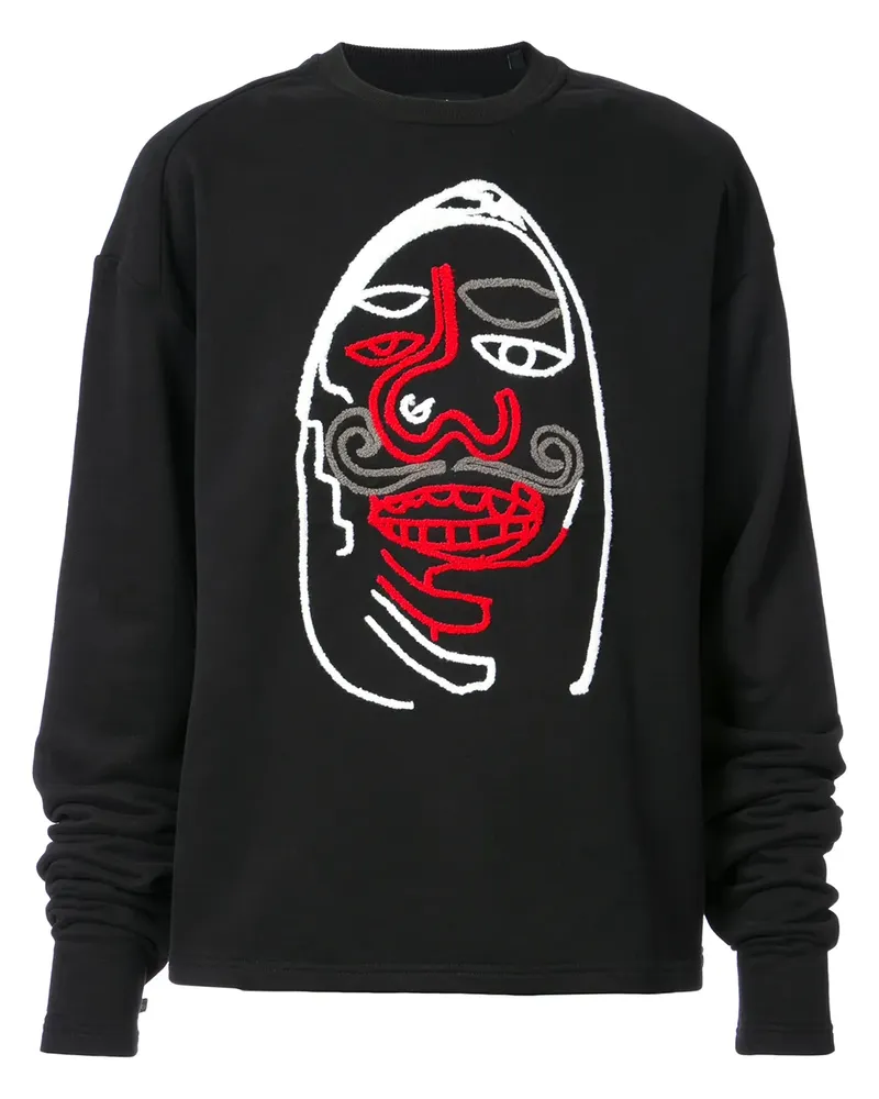 Haculla Field of Flowers' Sweatshirt - Schwarz Schwarz