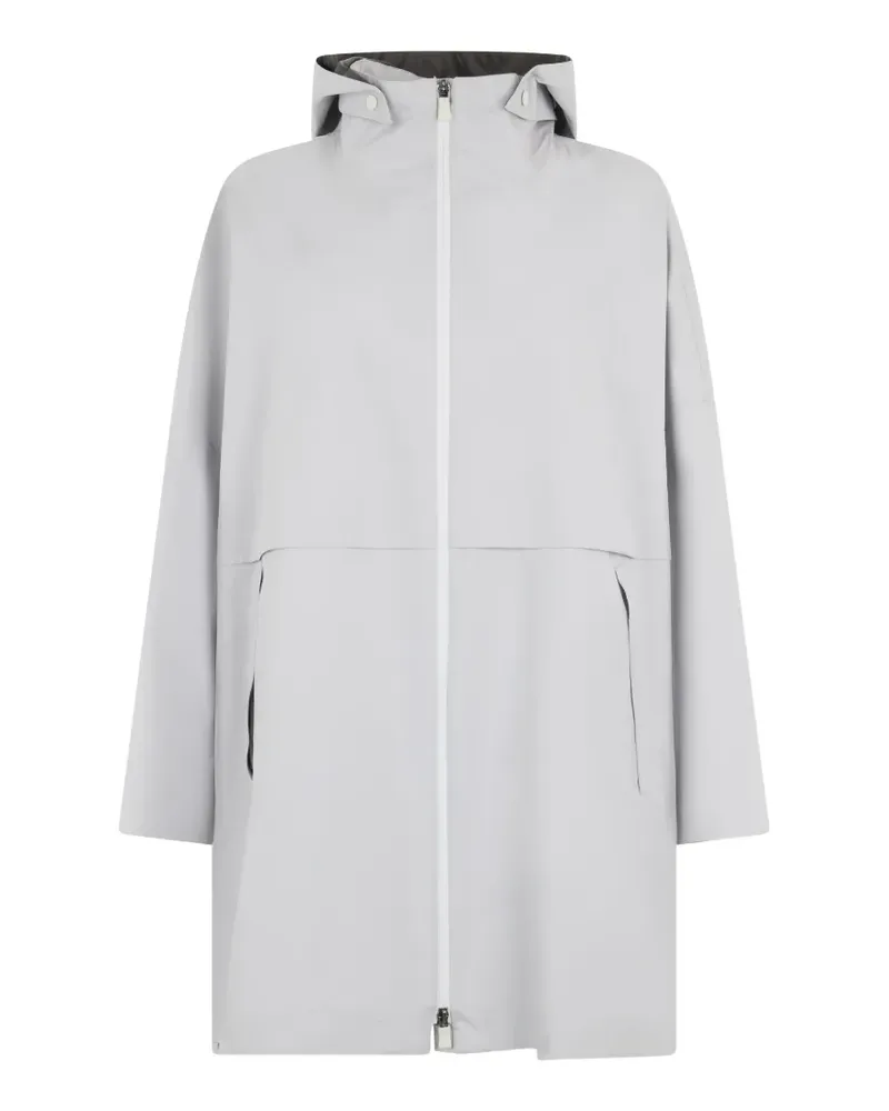 Herno hooded zip jacket - Grau Grau