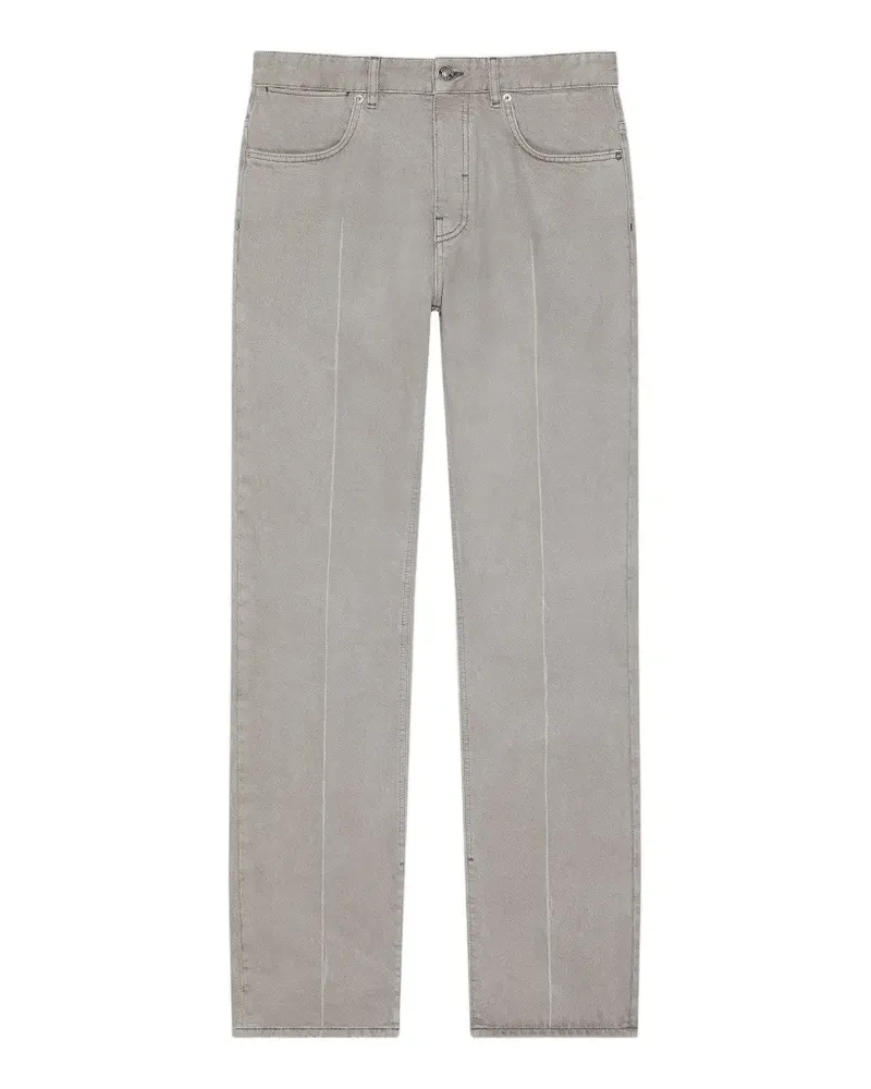 Givenchy Gerade Jeans mit gefaltetem Effekt - Grau Grau