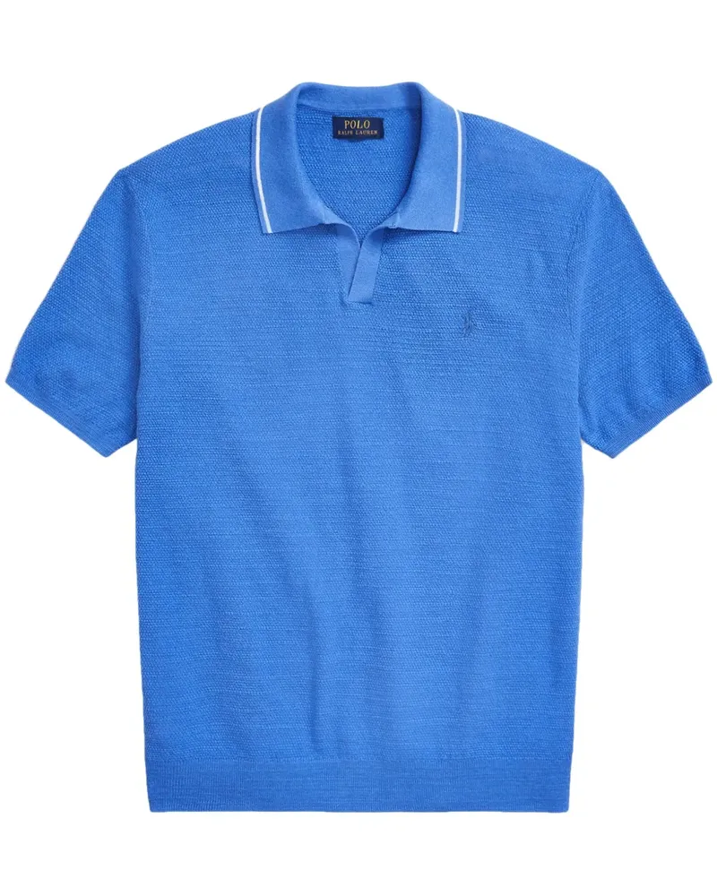Ralph Lauren Poloshirt mit Polo Pony - Blau Blau