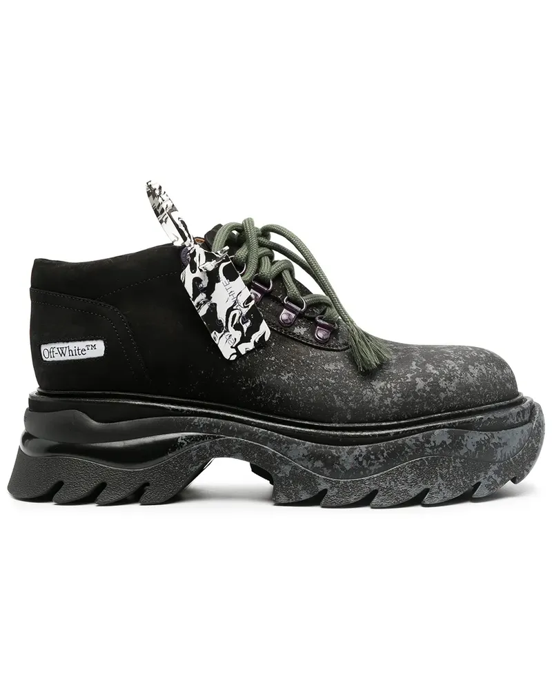 OFF-WHITE Sneaker-Boots mit breiter Sohle - Schwarz Schwarz