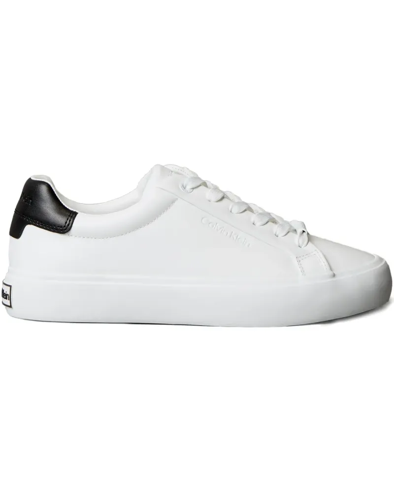 Calvin Klein Sneakers mit Einsätzen - Weiß Weiß