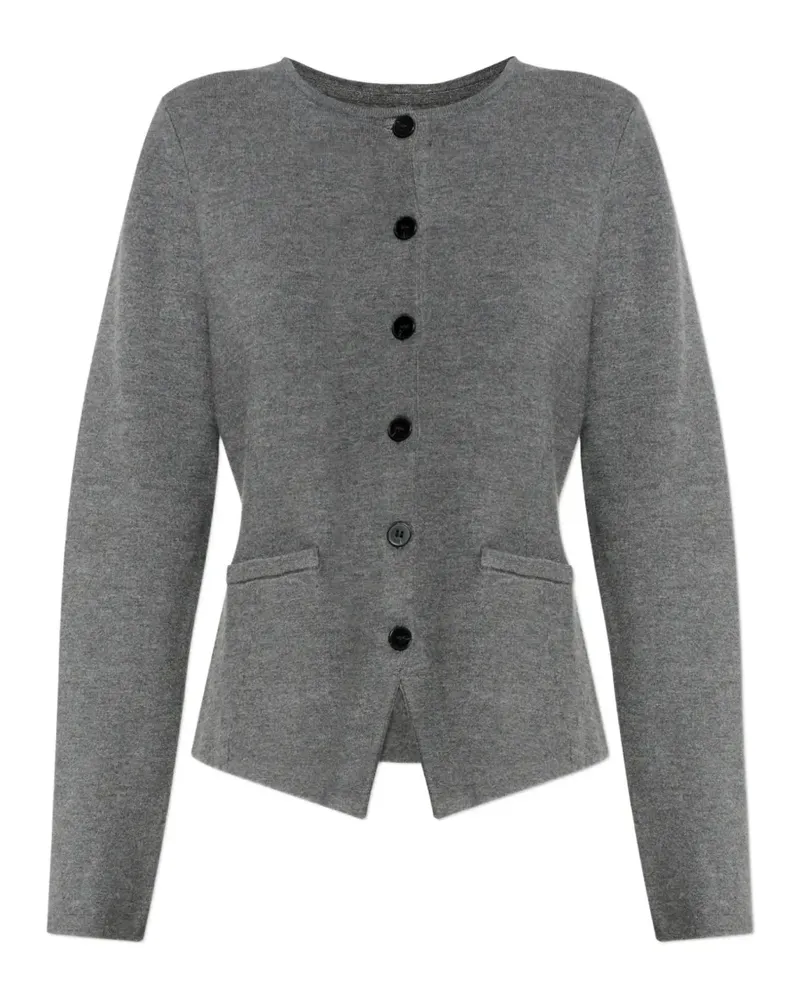 Samsøe & Samsøe Geknöpfter Salula Cardigan - Grau Grau
