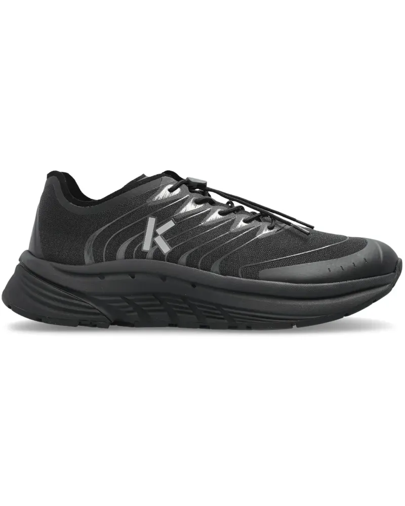 Kenzo Sneakers mit Logo-Print - Schwarz Schwarz