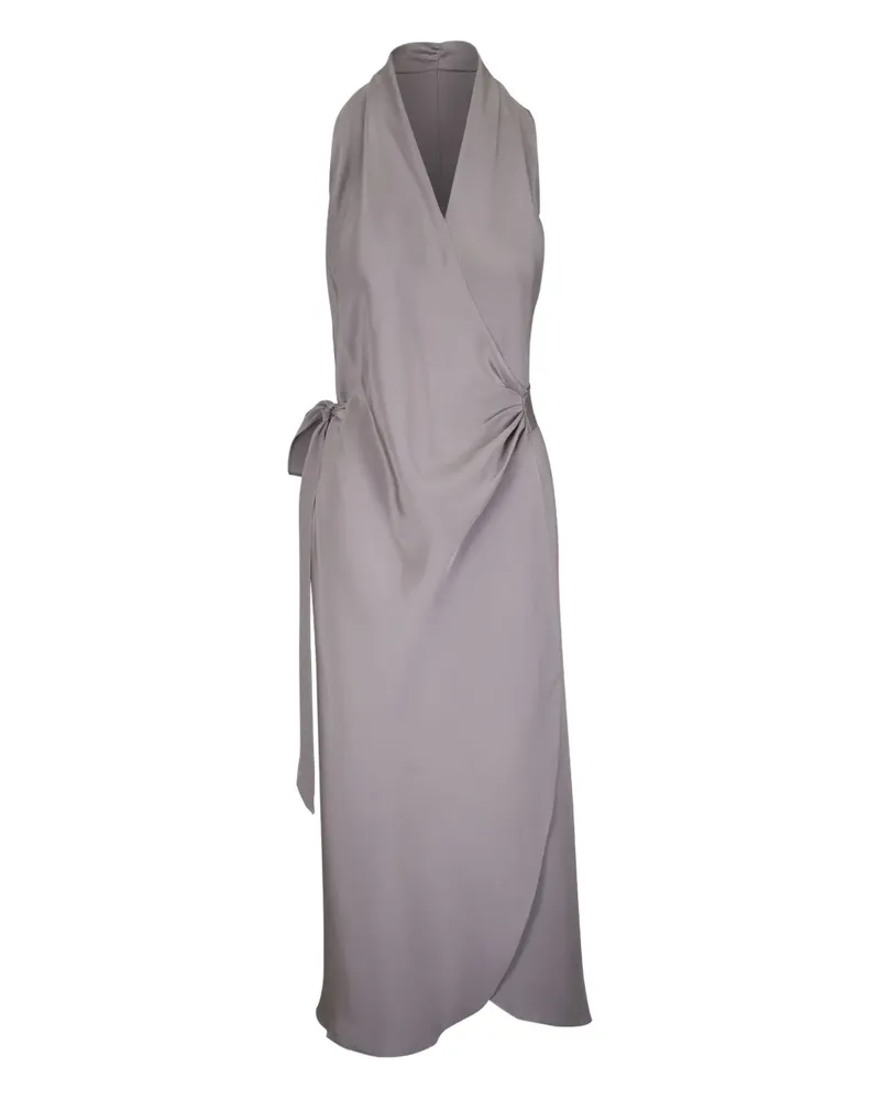 Peter Cohen Gewickeltes Kleid - Grau Grau
