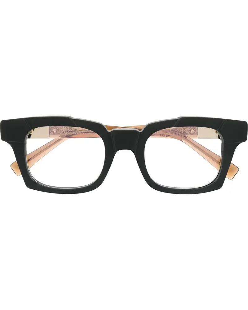 KUBORAUM Brille mit Logo-Prägung - Schwarz Schwarz