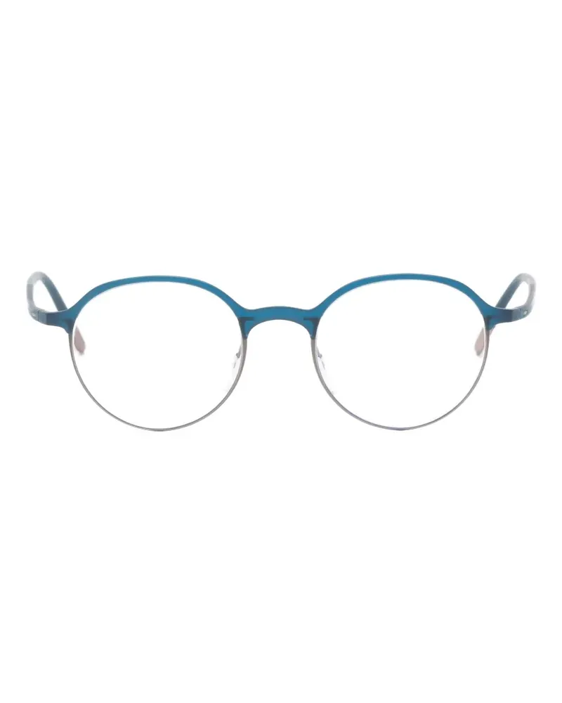 Silhouette round-frame glasses - Blau Blau