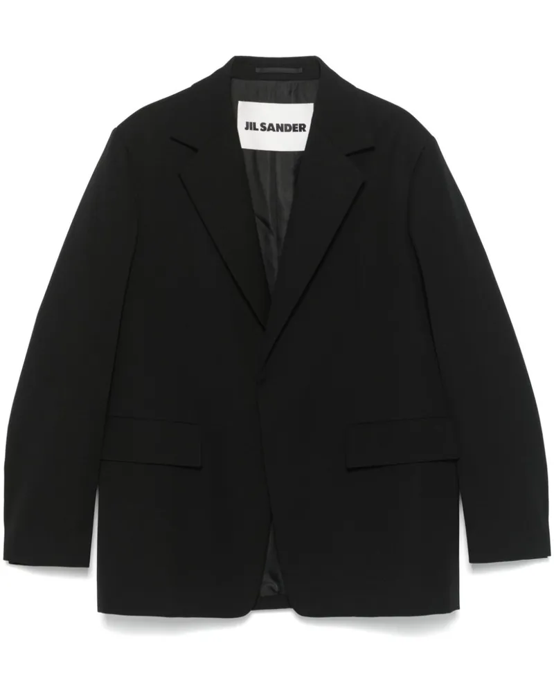 Jil Sander Klassisches Sakko - Schwarz Schwarz