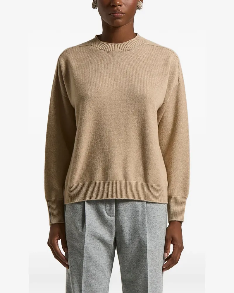 Peserico crew-neck sweater - Nude Nude