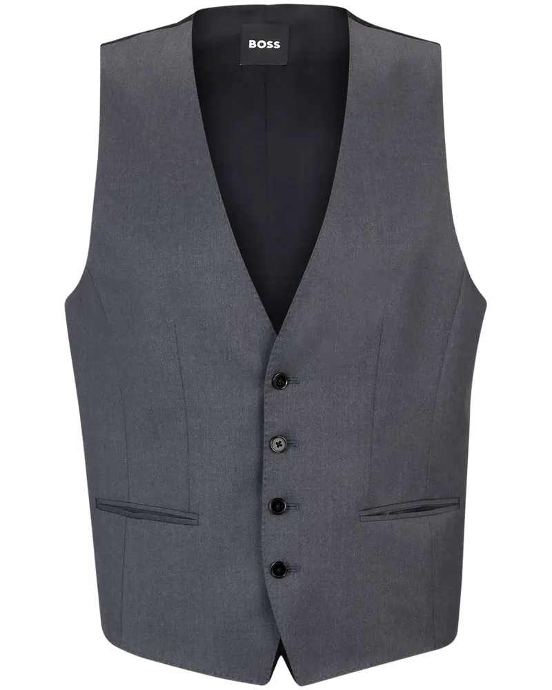 HUGO BOSS Klassische Weste - Grau Grau