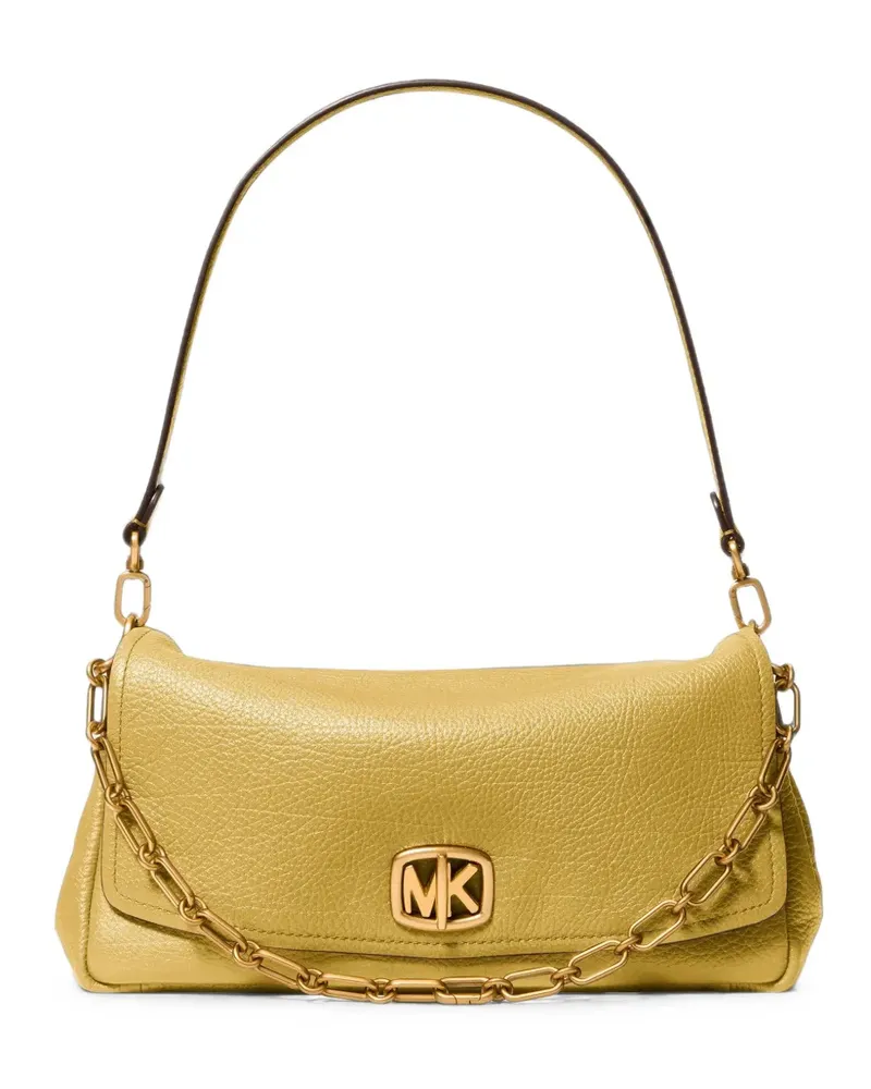 Michael Kors Bryant large textured-leather convertible shoulder bag - Gelb Gelb