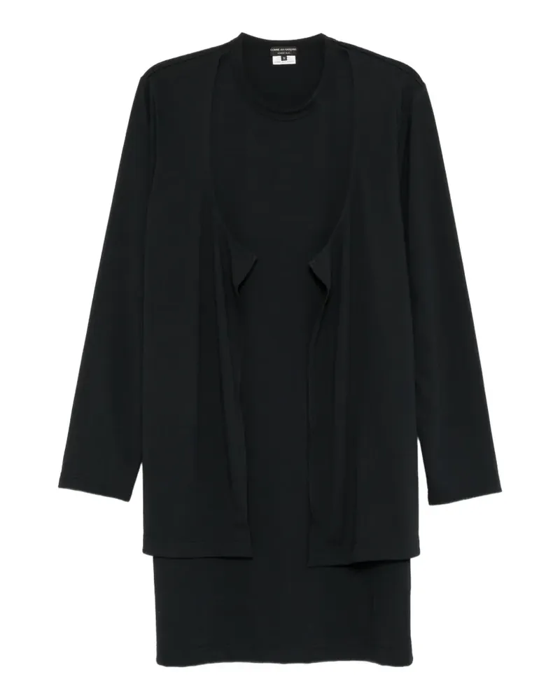 Comme des Garçons layered T-shirt - Schwarz Schwarz