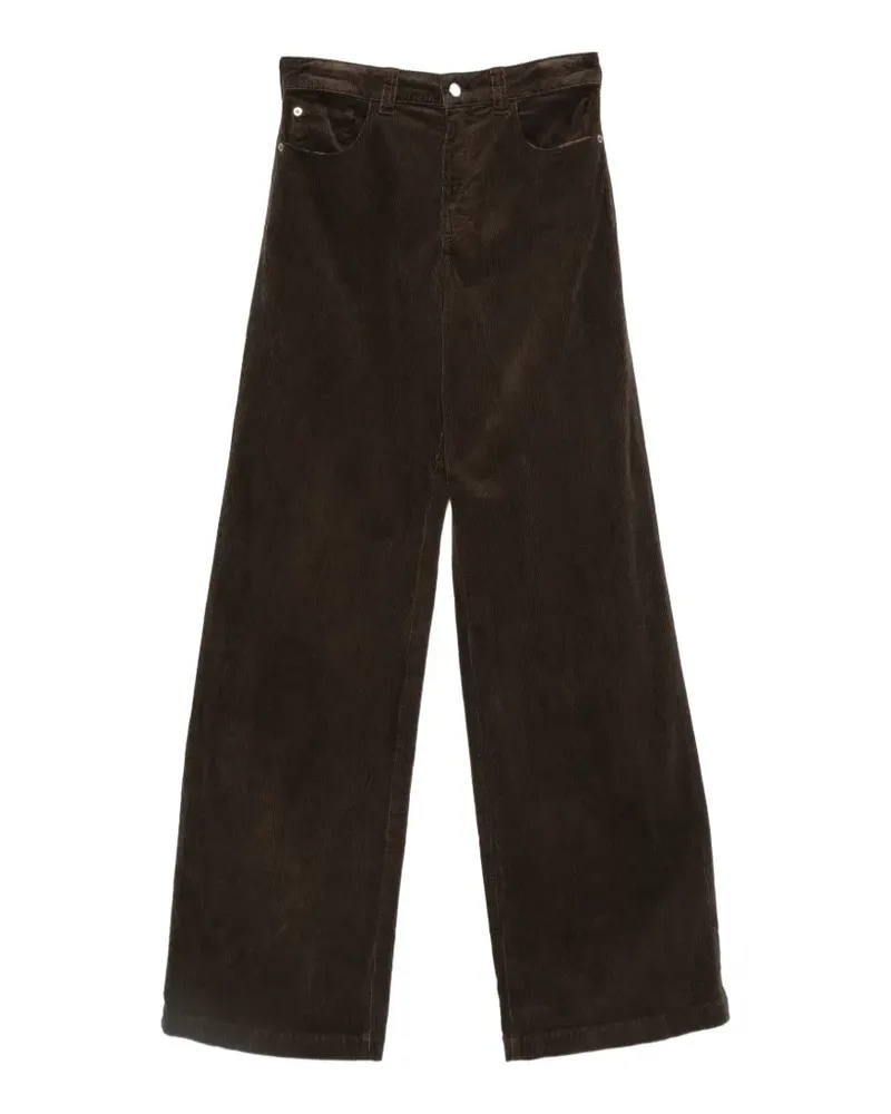 Emporio Armani Weite Cordhose - Braun Braun