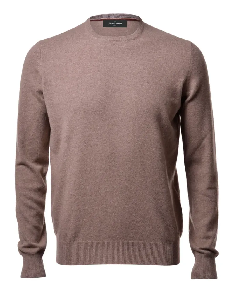 Gran Sasso Kaschmirpullover mit rundem Ausschnitt - Braun Braun