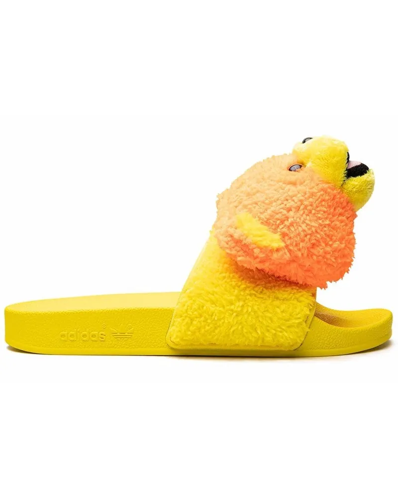 adidas x Jeremy Scott Adilette Pantoletten - Gelb Gelb