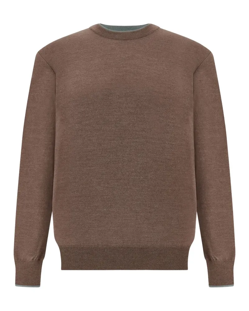 Paul & Shark Pullover mit Kontrastdetails - Braun Braun