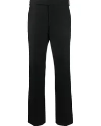 LARDINI Tapered-Hose mit Bügelfalten Schwarz