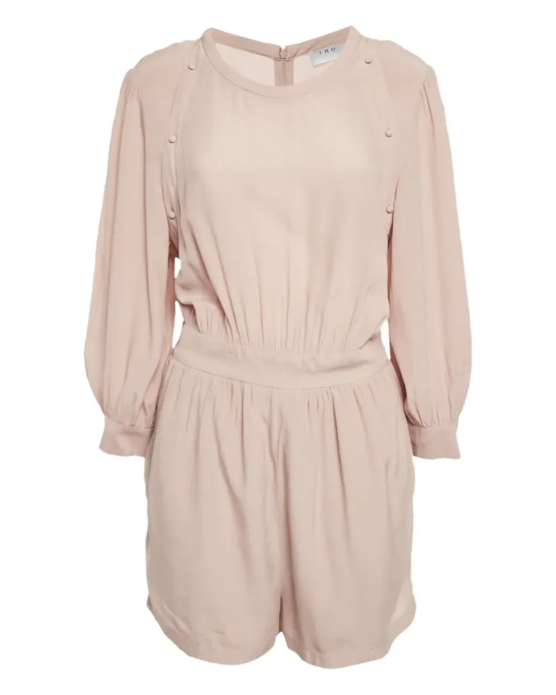 IRO Langärmeliger Playsuit - Nude Nude