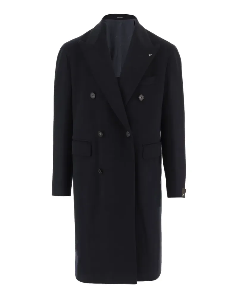 Tagliatore Doppelreihiger Mantel - Blau Blau