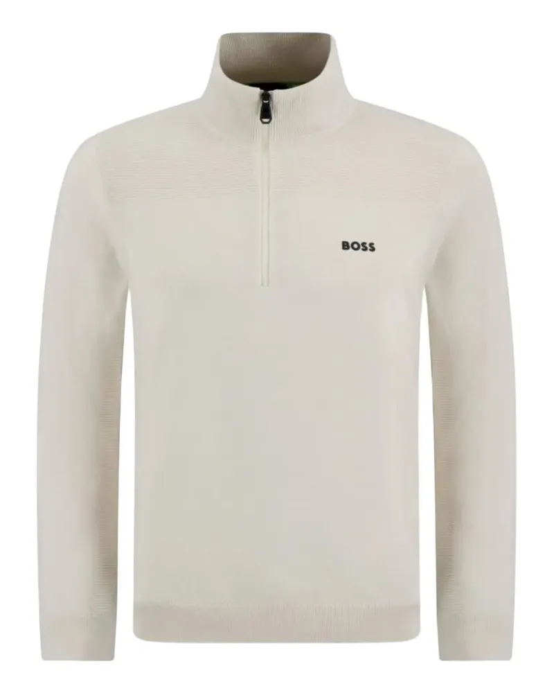 HUGO BOSS Ever-X quarter-zip sweater - Nude Nude