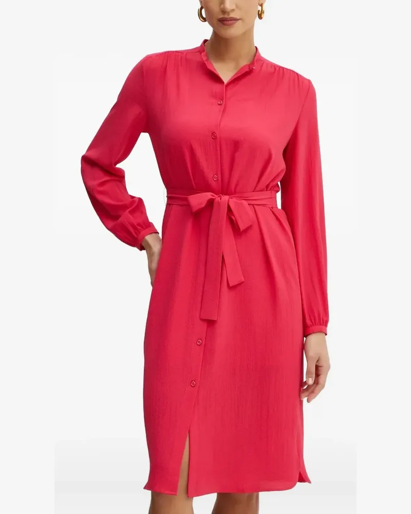 HUGO BOSS Midikleid mit Gürtel - Rosa Rosa
