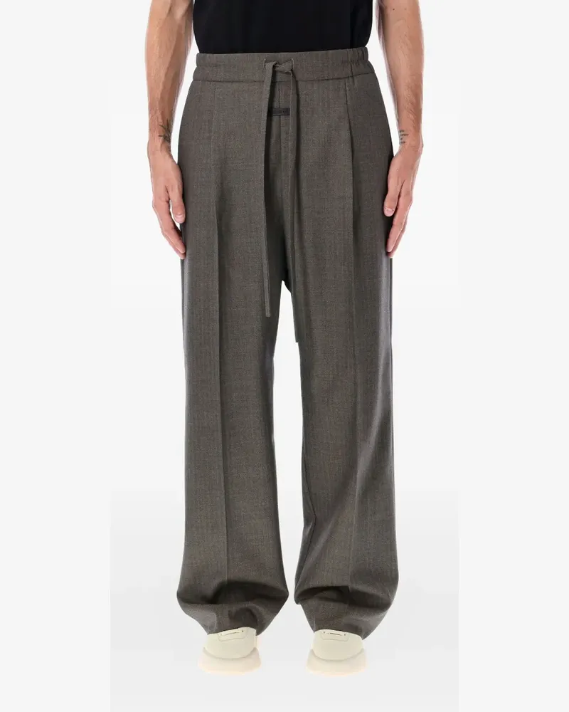 Fear of God drawstring pleated trousers - Grau Grau
