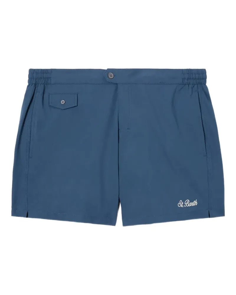 MC2 Saint Barth Capferrat logo-embroidered shorts - Blau Blau