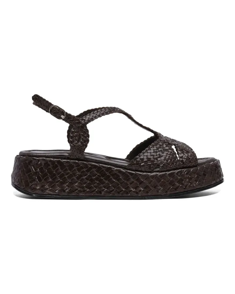 Pons Quintana woven platform sandals - Braun Braun