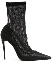 Dolce & Gabbana Schnürstiefel 110mm Schwarz