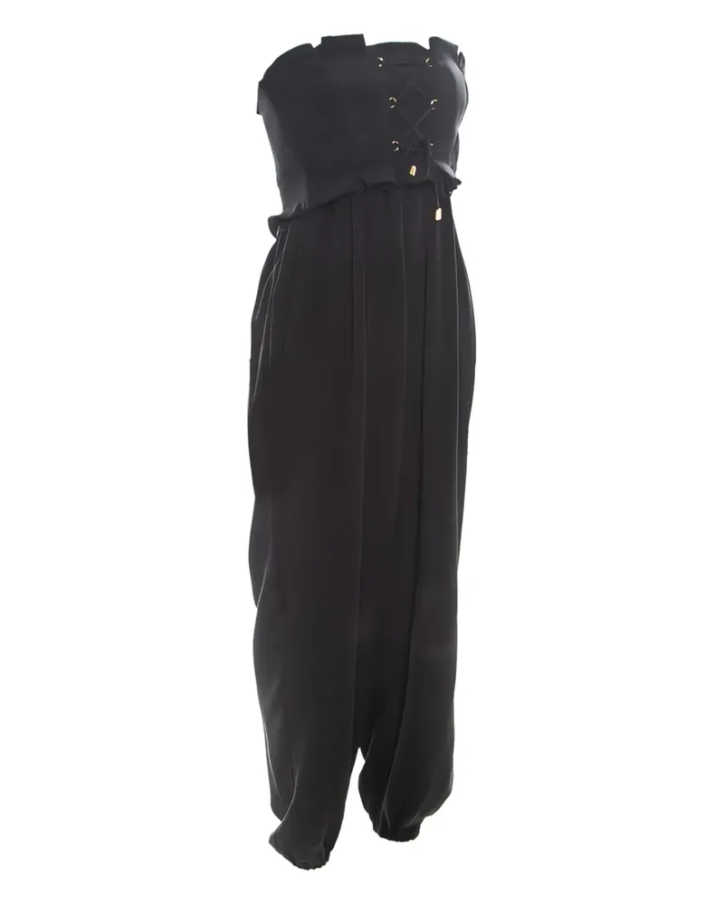 Temperley London Pre-owned Jumpsuit mit Schnürung - Schwarz Schwarz