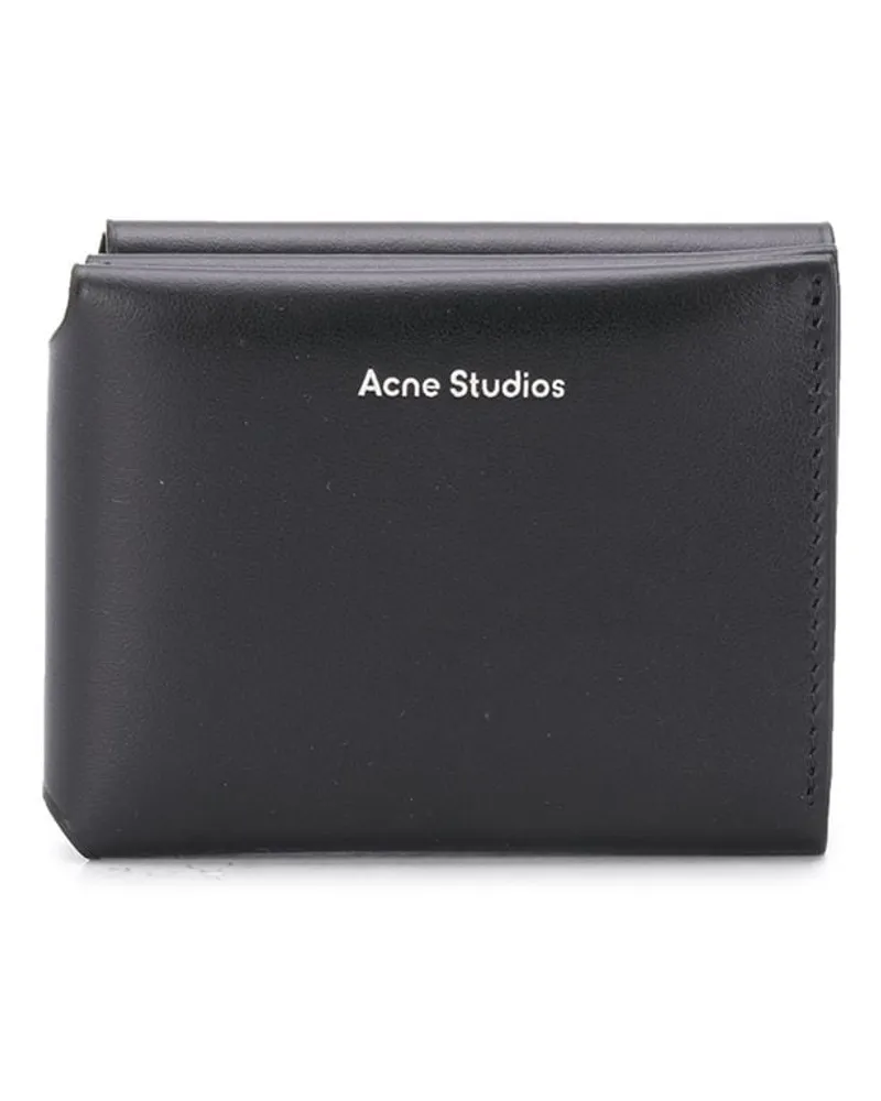 Acne Studios Faltbares Portemonnaie Schwarz