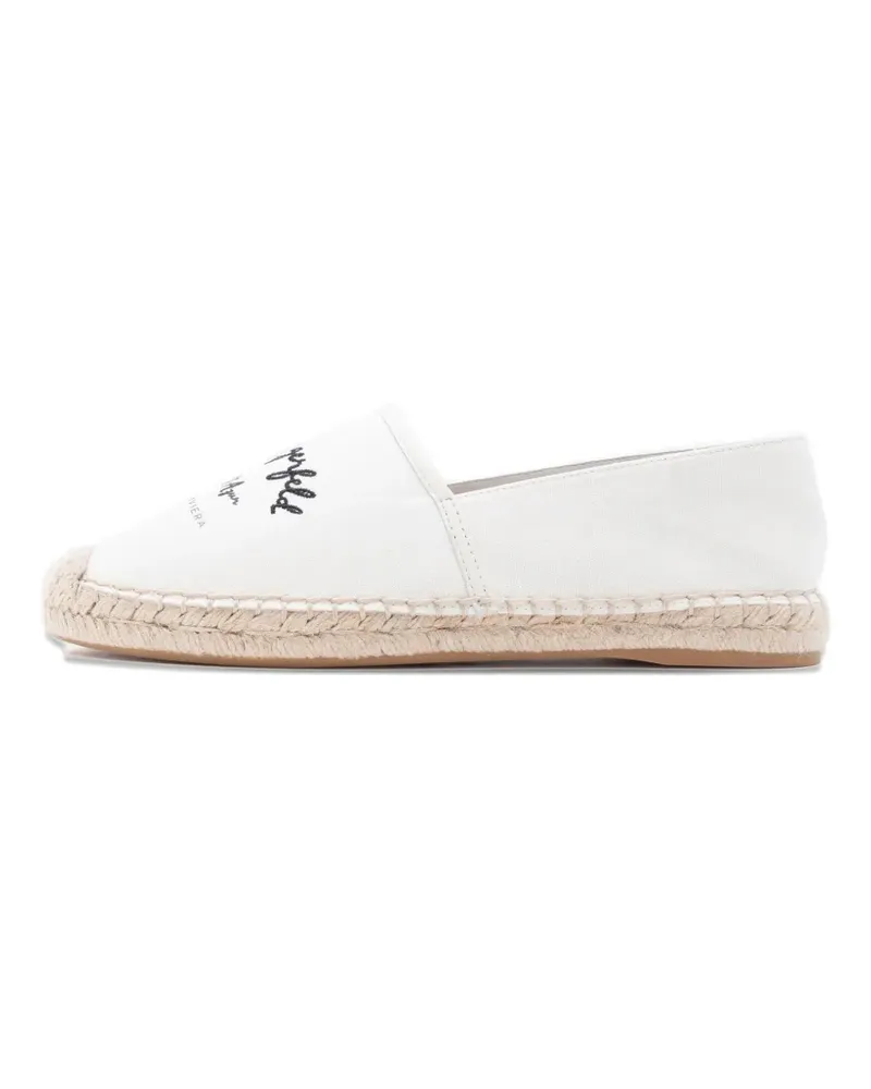 Karl Lagerfeld round-toe espadrilles - Weiß Weiß