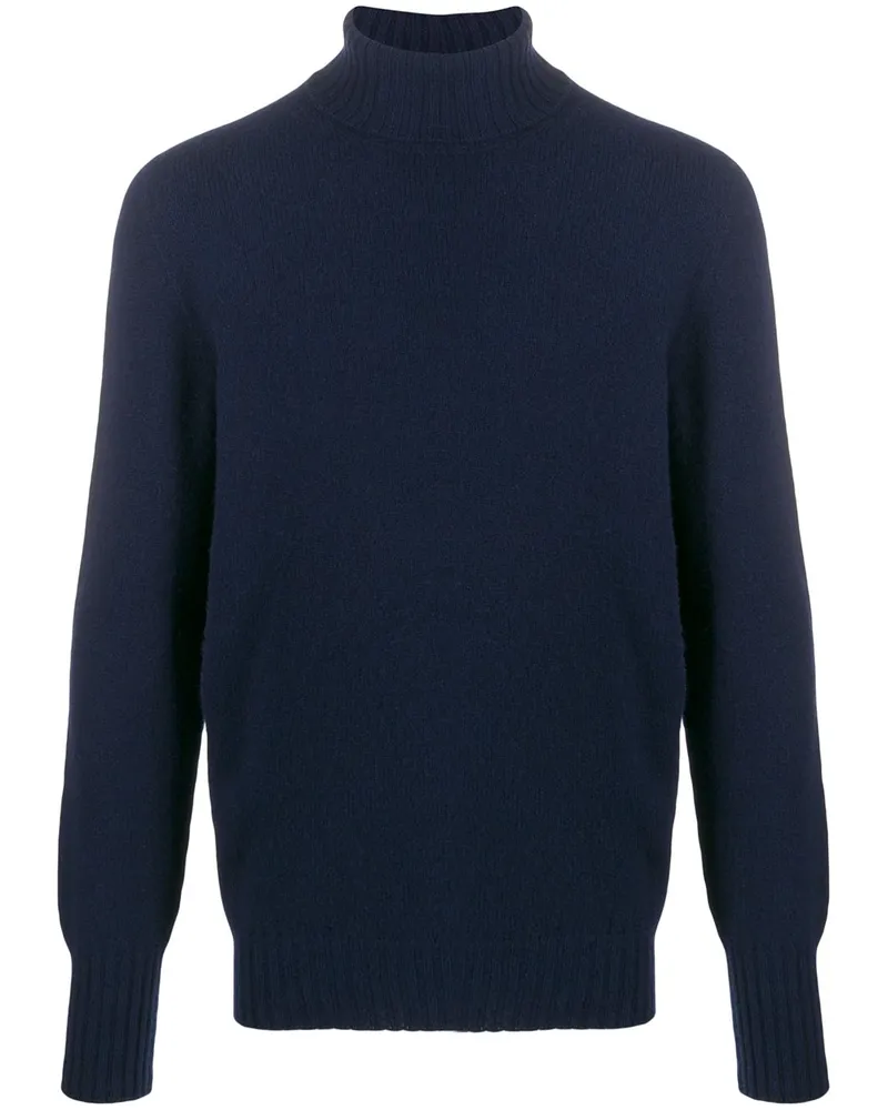 Drumohr  Pullover mit Rollkragen - Blau Blau