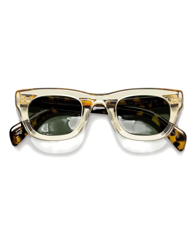 MOSCOT Spilkes geometric sunglasses - Nude Nude