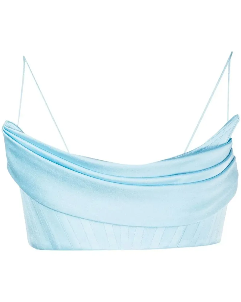 Alex Perry Drapierte Corsage - Blau Blau