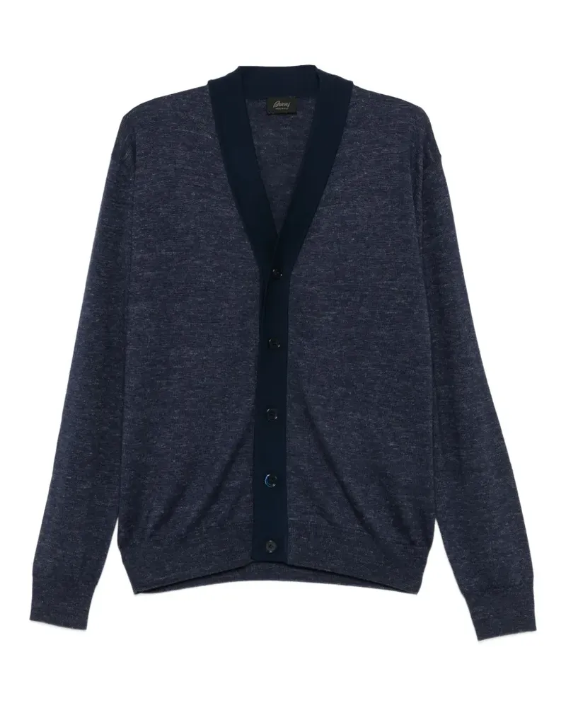 Brioni Cardigan mit Knöpfen - Blau Blau