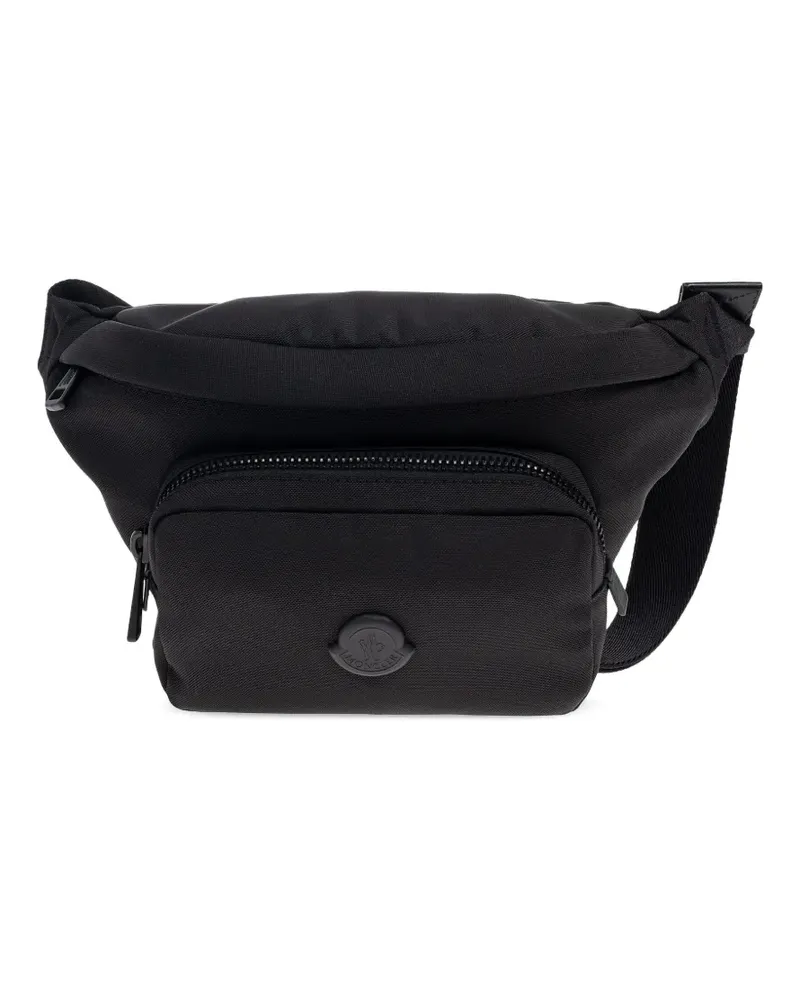 Moncler Gürteltasche mit Logo-Applikation - Schwarz Schwarz