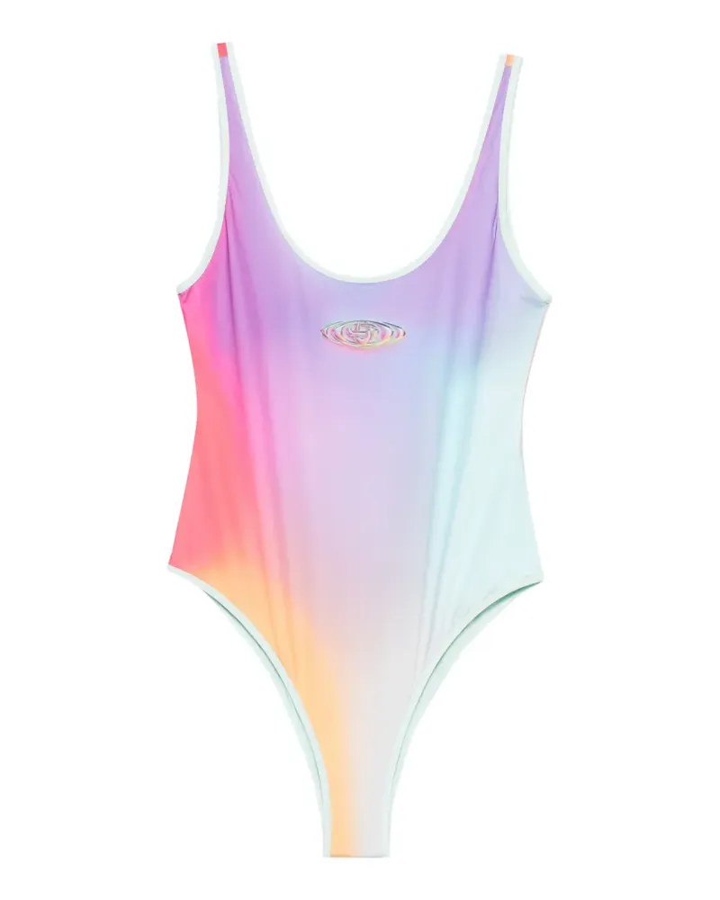 Casablanca Paris x Martin Naumann gradient printed swimsuit - Violett Violett