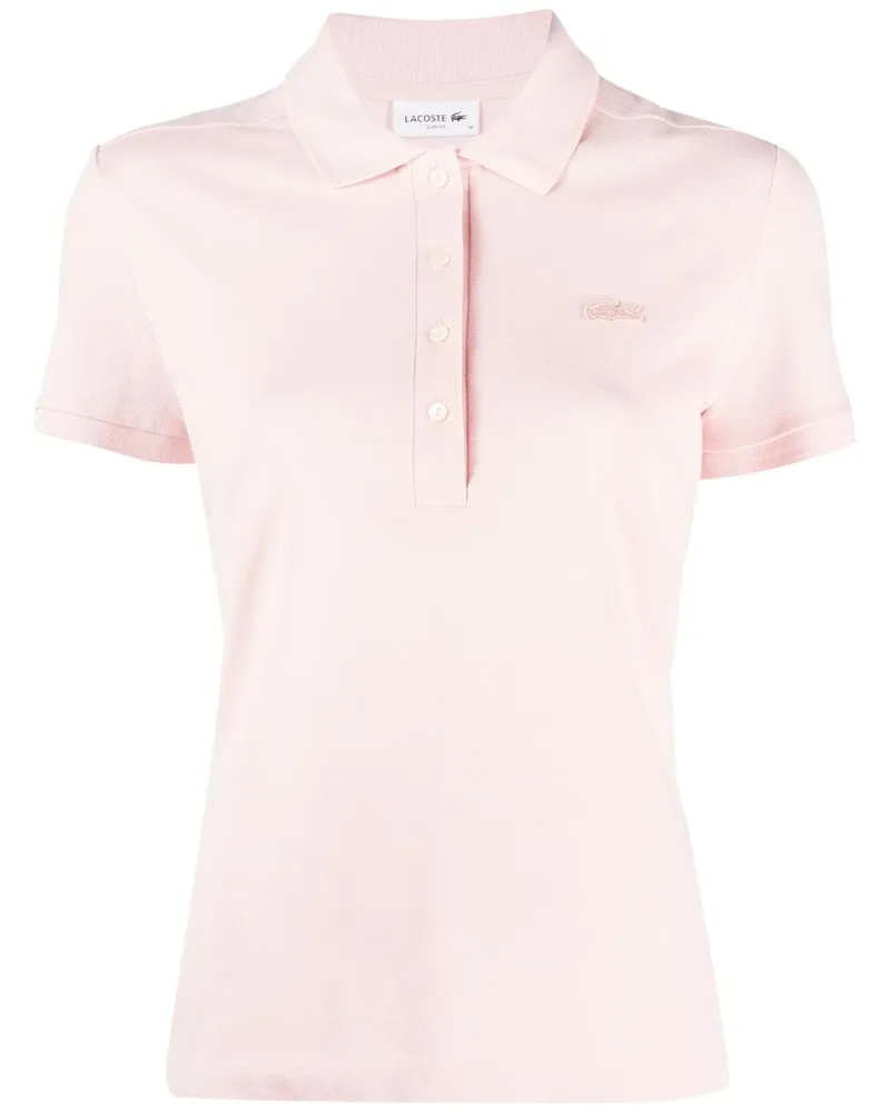Lacoste Poloshirt mit Logo-Applikation - Rosa Rosa