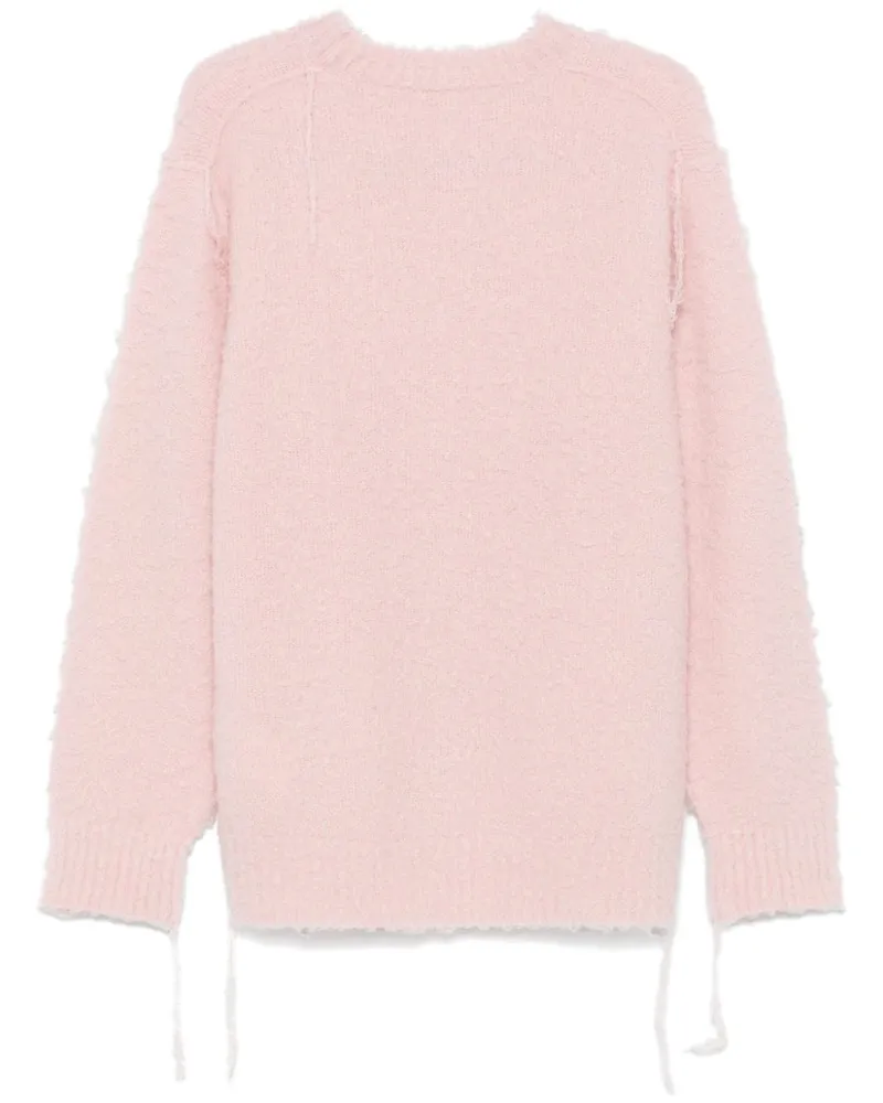 Sacai Pullover mit Pilling - Rosa Rosa