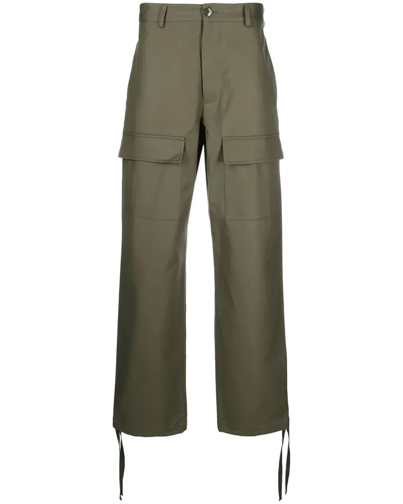 Kenzo Cargohose mit geradem Bein - Grün Grün