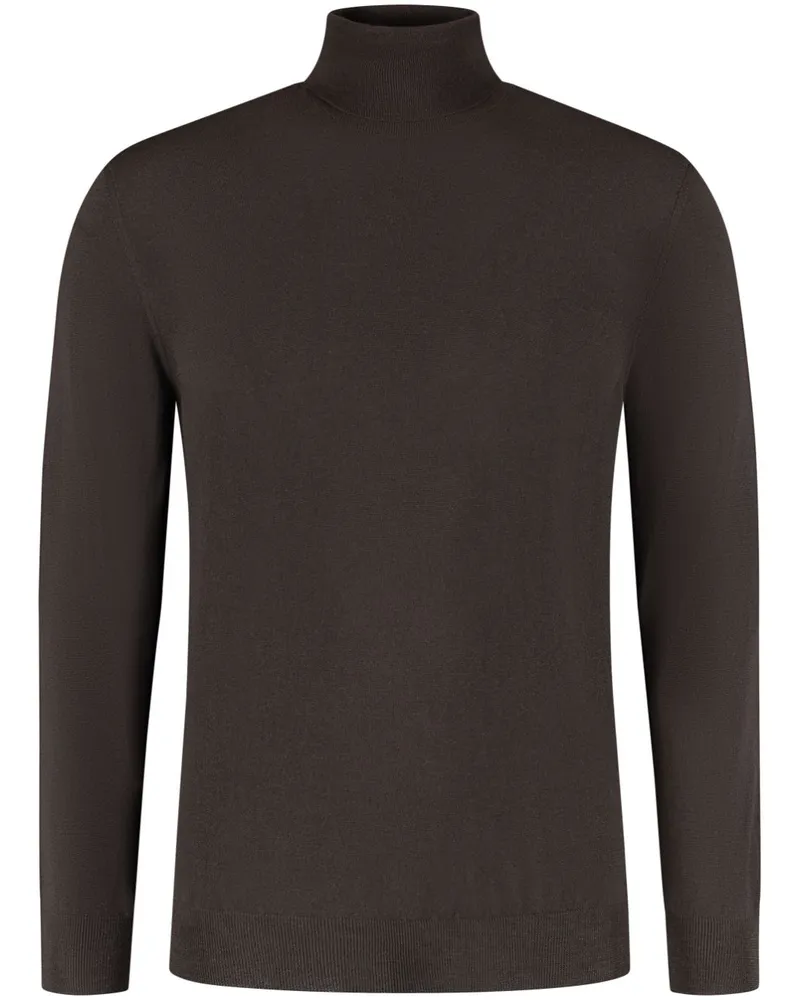 Zanone Pullover mit Rollkragen - Braun Braun