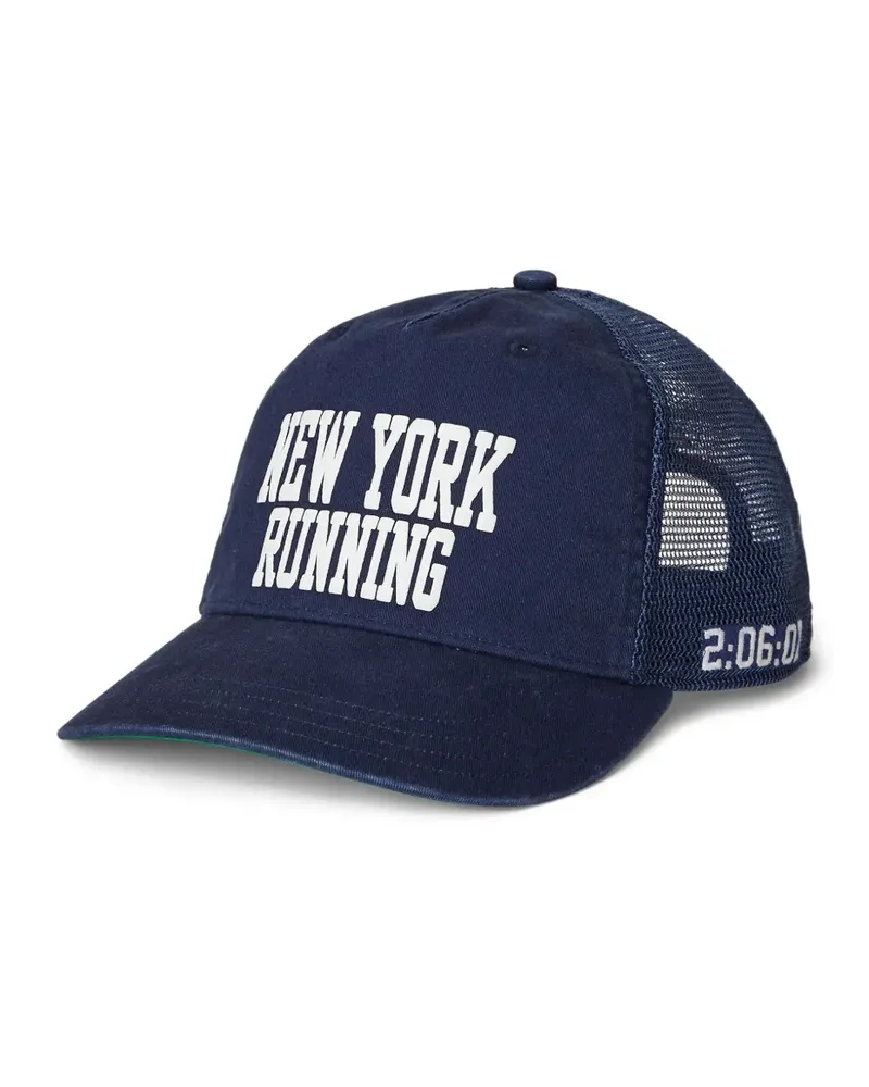 Ralph Lauren New York Running Baseballkappe - Blau Blau